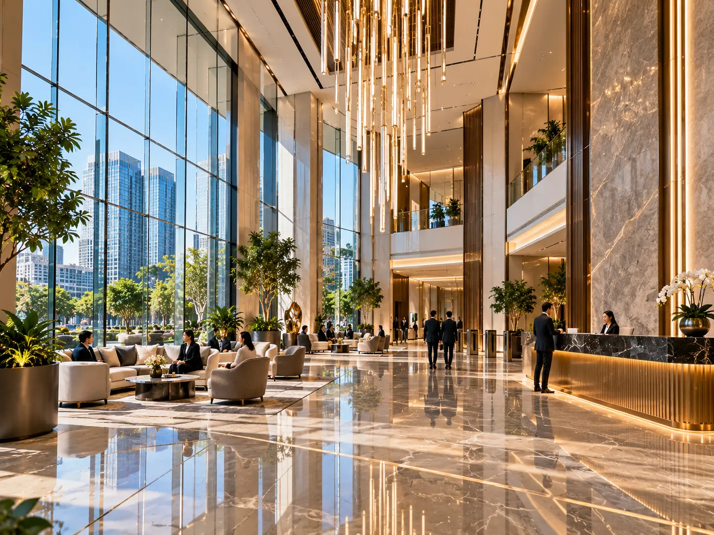 Prestige BKC social zones and open spaces