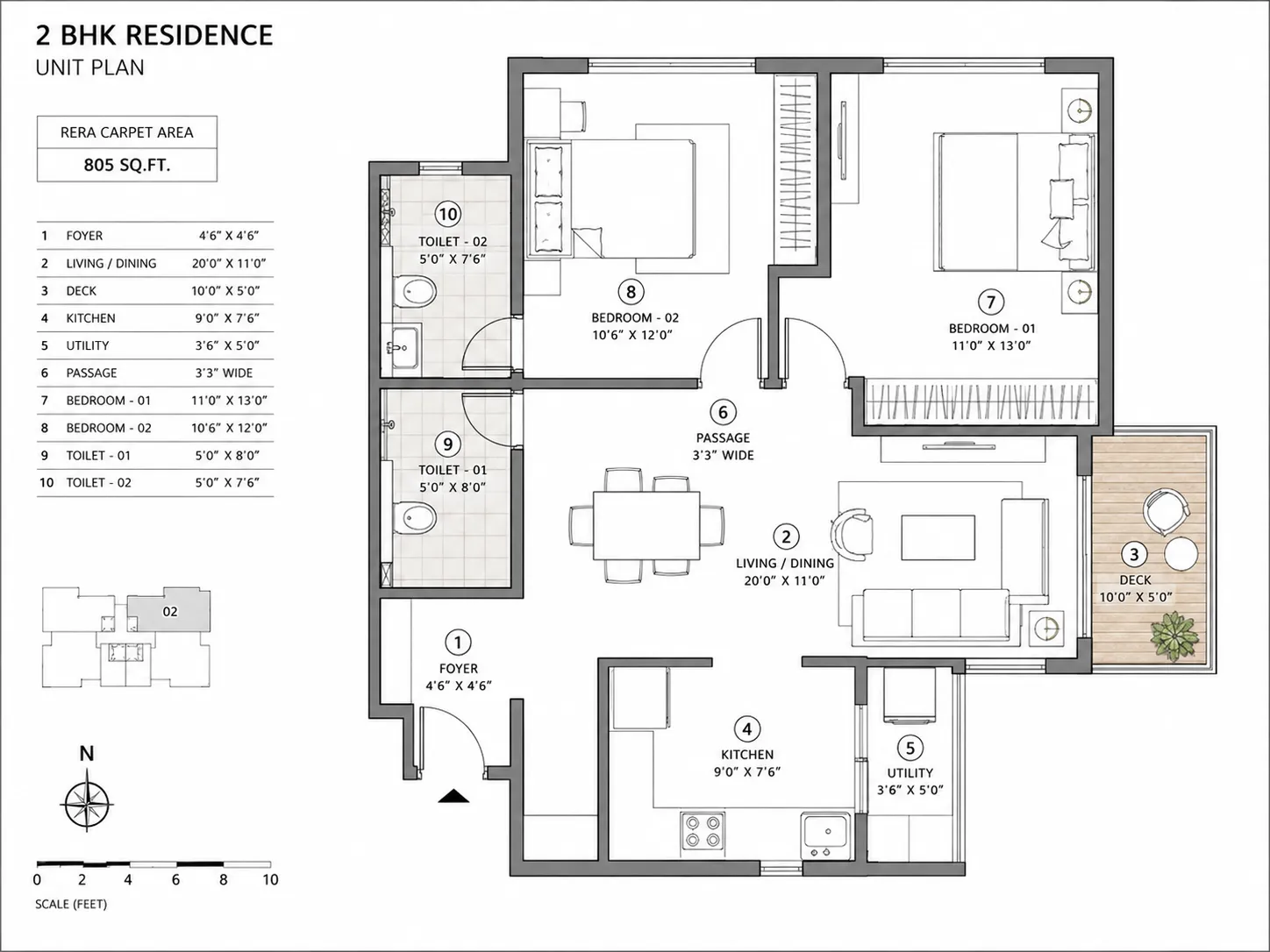 Prestige BKC commercial office space floor plan