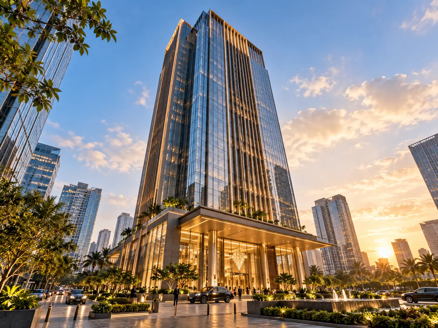 Prestige BKC tower elevation, Bandra Kurla Complex